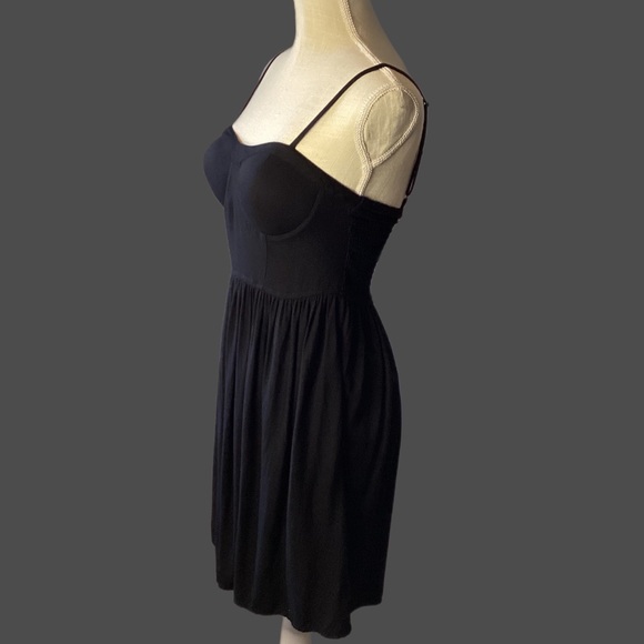Rewash Brand Womens S Dress Black Ruched Back Mounded Cup Pleat… - Picture 2 of 15